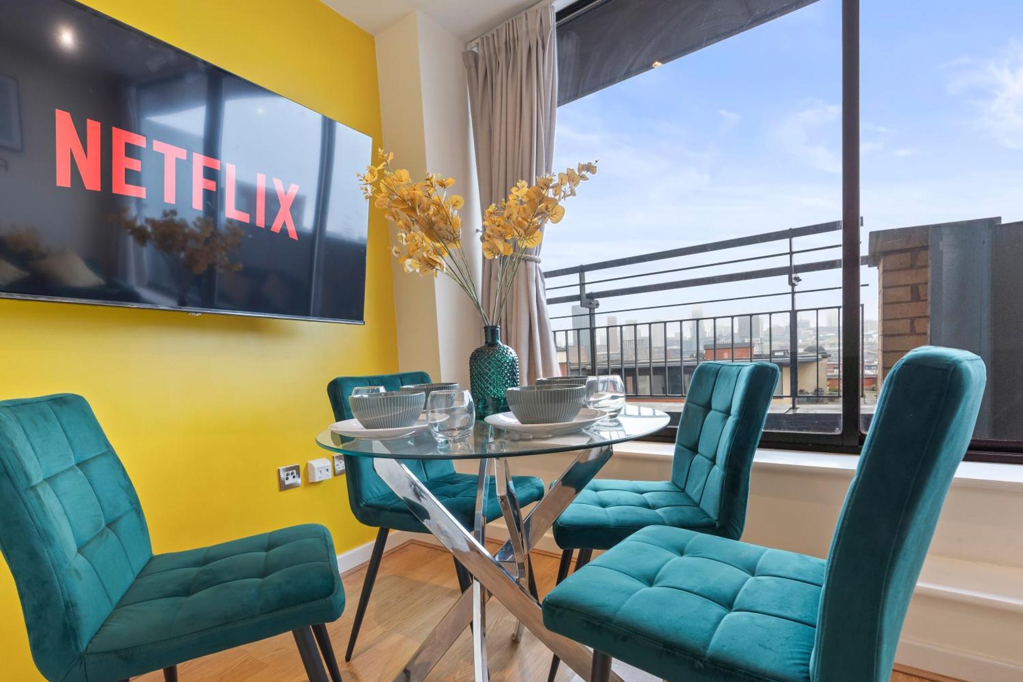 Apartment 1 Bedroom Cosy - Skyline View - Centre Birmingham